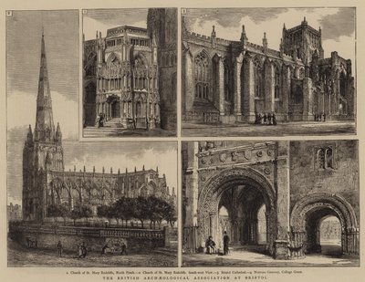 The British Archaeological Association at Bristol by Henry William Brewer